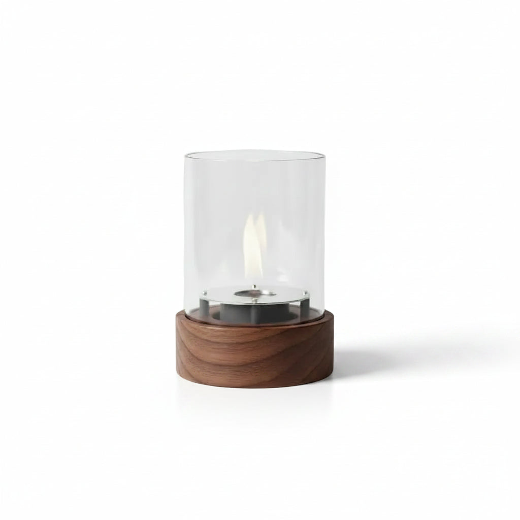 Lantern Minimalist Bioethanol Fireplace — Tabletop Outdoor & Indoor Fire Pit