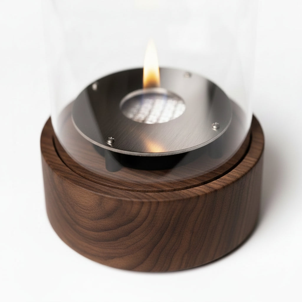 Lantern Minimalist Bioethanol Fireplace — Tabletop Outdoor & Indoor Fire Pit