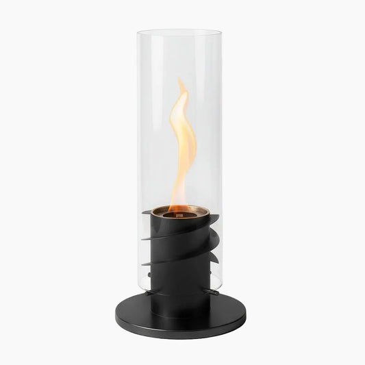 Minimalist Candle Bioethanol Fireplace — Tabletop Ventless Fire Pit