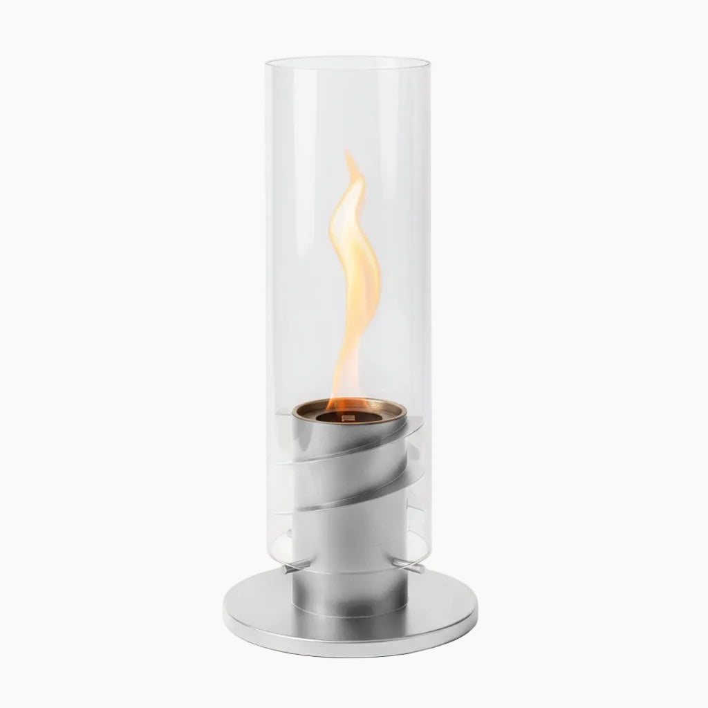 Minimalist Candle Bioethanol Fireplace — Tabletop Ventless Fire Pit