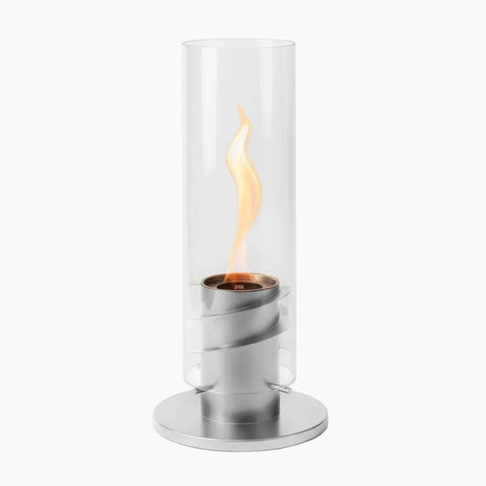 Minimalist Candle Bioethanol Fireplace — Tabletop Ventless Fire Pit